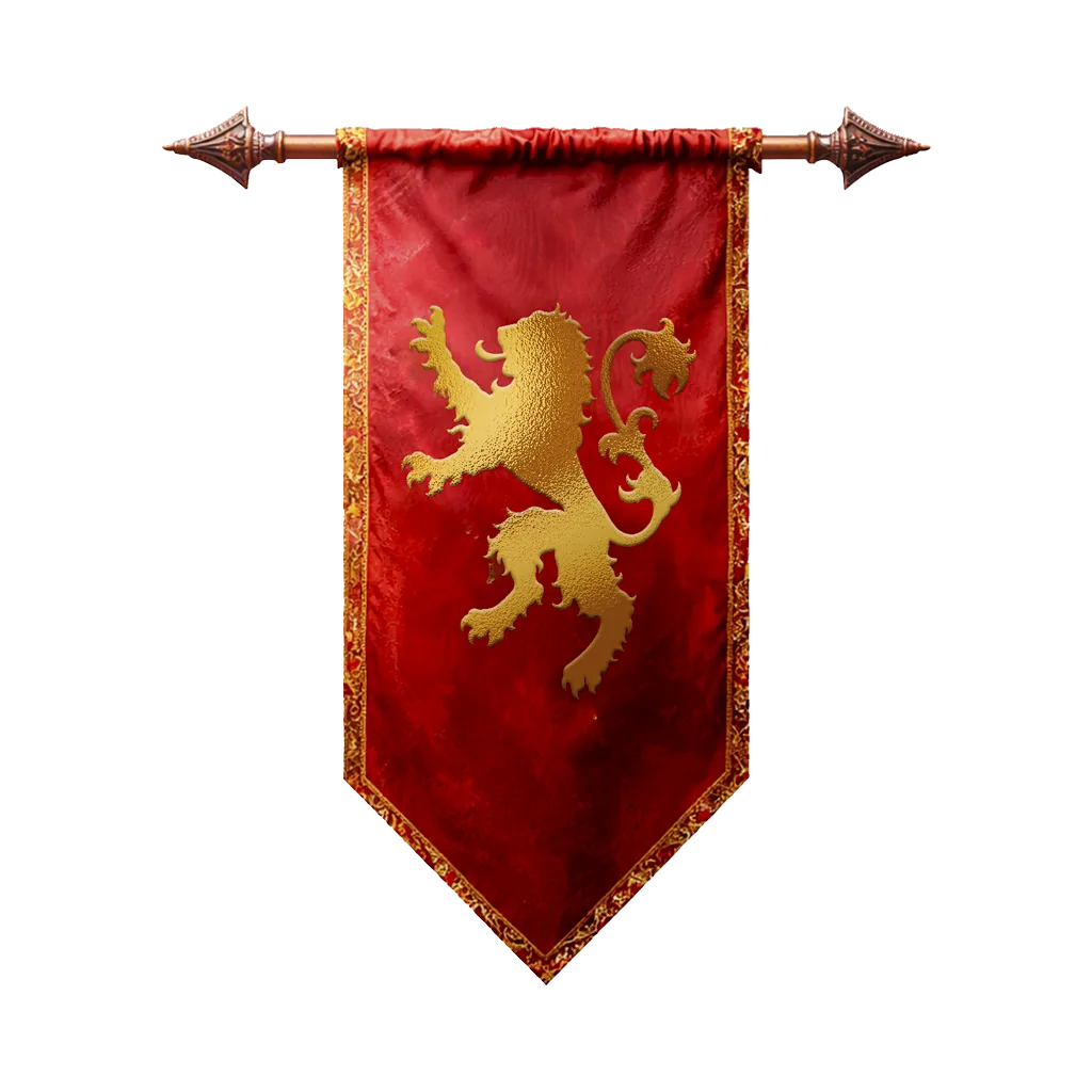 Brasão heráldico da Casa Velask — o sol coroado