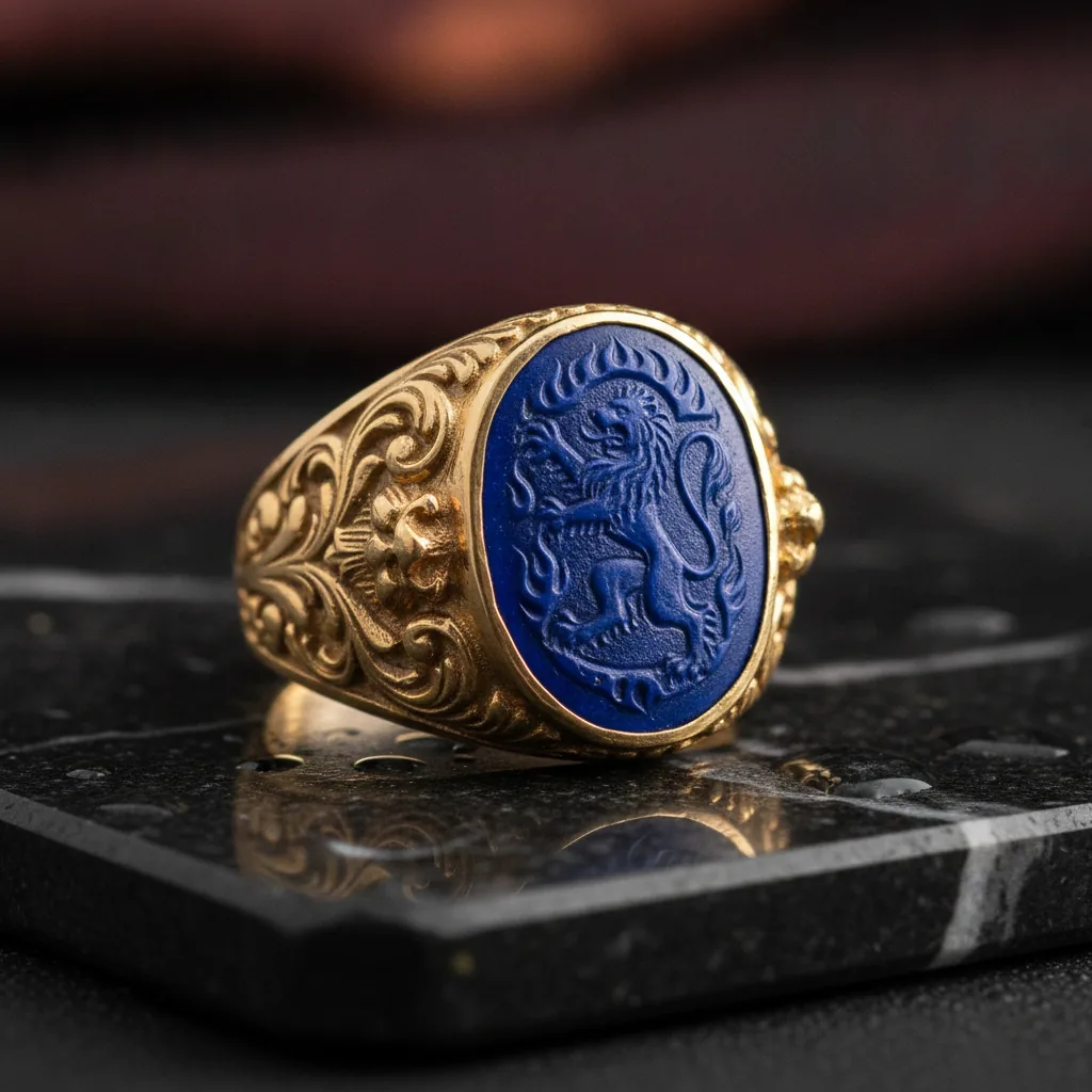 Anel da Ordem — Ouro 18k com Sinete