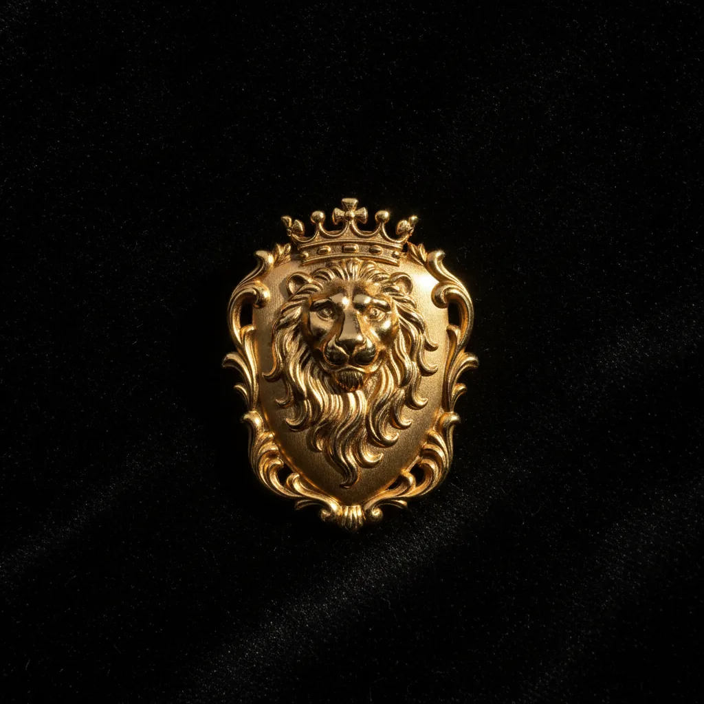 Broche Aeterni — Ouro Maciço Numerado