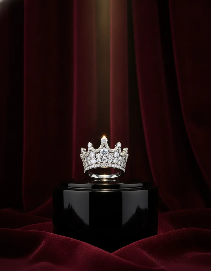 The 5th Crown — anel-coroa de diamantes em destaque da Velask Signature & Co.